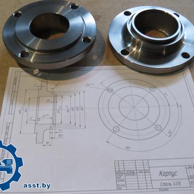 Корпус приводного модуля, сталь 40Х