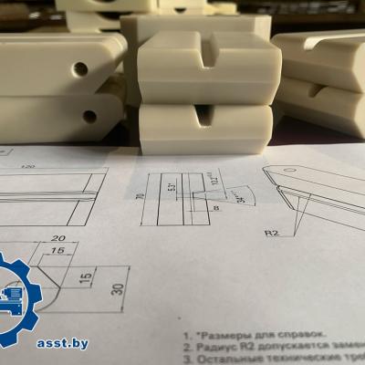 Проставка направляющая, капролон