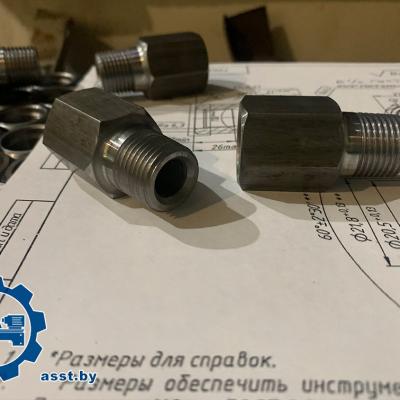 Штуцер конический, сталь 35