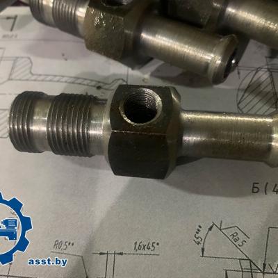 Штуцер тройник, сталь 35