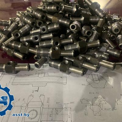 Штуцер тройник, сталь 35